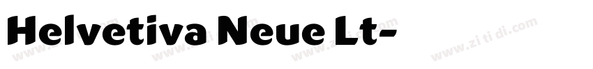 Helvetiva Neue Lt字体转换